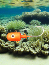 UV Orange Bullet Jig With Glow Eyes